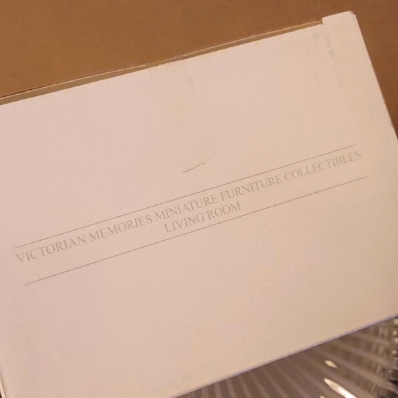 Avon Fine Collectibles Victorian Miniature Living Room Furniture  - 6 Pieces - Picture 13 of 14